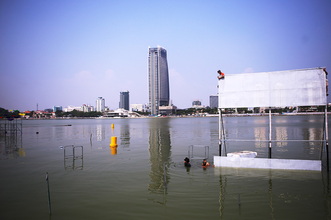 Khán đài 21.000 chỗ ngồi xem pháo hoa ở Đà Nẵng