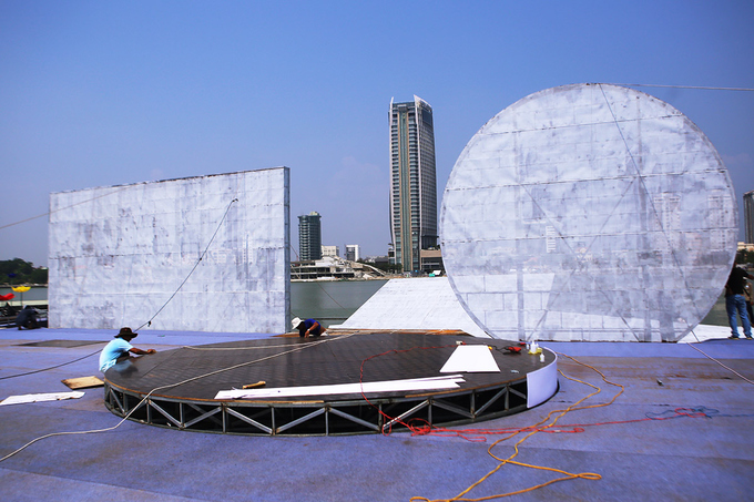 Khán đài 21.000 chỗ ngồi xem pháo hoa ở Đà Nẵng