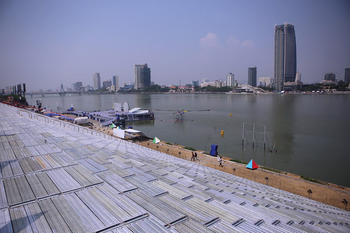 Khán đài 21.000 chỗ ngồi xem pháo hoa ở Đà Nẵng