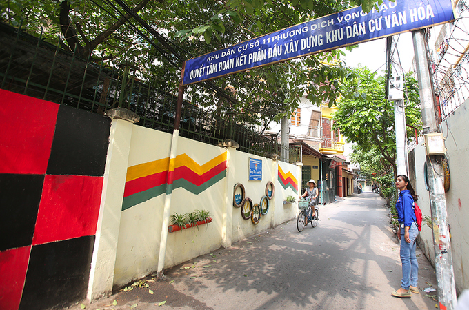 Xóa bãi rác tự phát bằng điểm hoa sắc màu