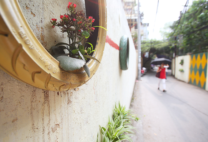 Xóa bãi rác tự phát bằng điểm hoa sắc màu