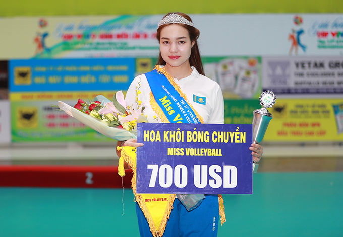 VĐV Kazakhstan trở thành Hoa khôi giải bóng chuyền nữ quốc tế