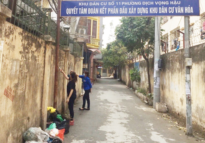 Xóa bãi rác tự phát bằng điểm hoa sắc màu