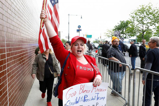 Ông Trump đối mặt làn sóng biểu tình ngay lần đầu trở lại New York