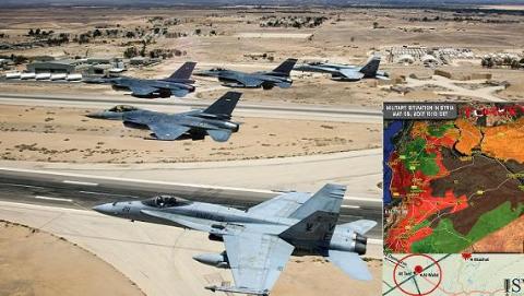 Quân Mỹ, Jordan chuẩn bị tràn sang, Syria tứ bề thọ địch