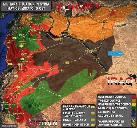 Quân Mỹ, Jordan chuẩn bị tràn sang, Syria tứ bề thọ địch