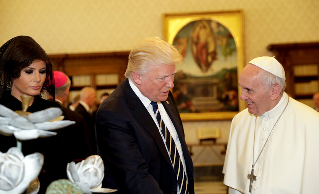 Tổng thống Trump lần đầu gặp Giáo hoàng tại Vatican