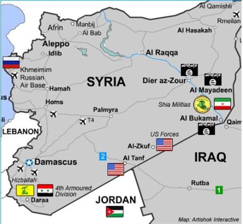 Liên minh Syria và Mỹ quyết chiến tranh giành Deir Ezzor