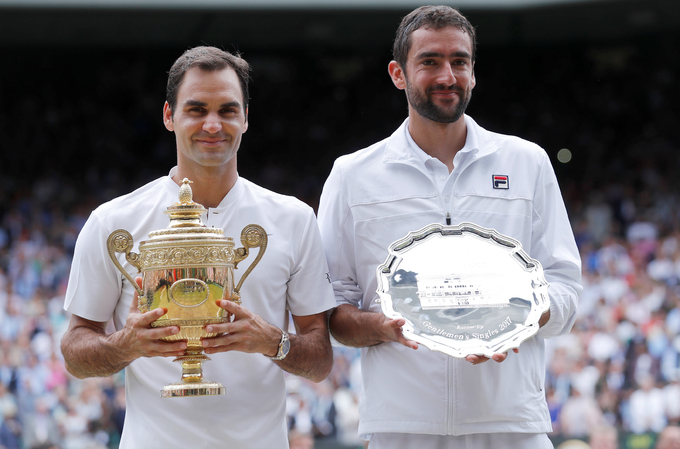 Cilic khóc nức nở vì chấn thương khi đấu Federer
