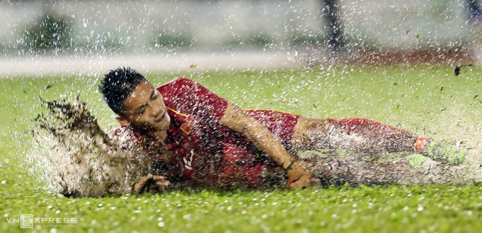 Trận thủy chiến giữa Việt Nam và Đông Timor ở sân Thống Nhất