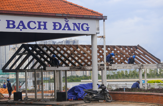 Hai bến tàu buýt sông đầu tiên ở TP HCM dần hình thành