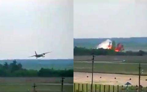 Lộ video máy bay Nga nổ tung sau 2 tháng rơi Lộ video máy bay Nga nổ tung sau 2 tháng rơi