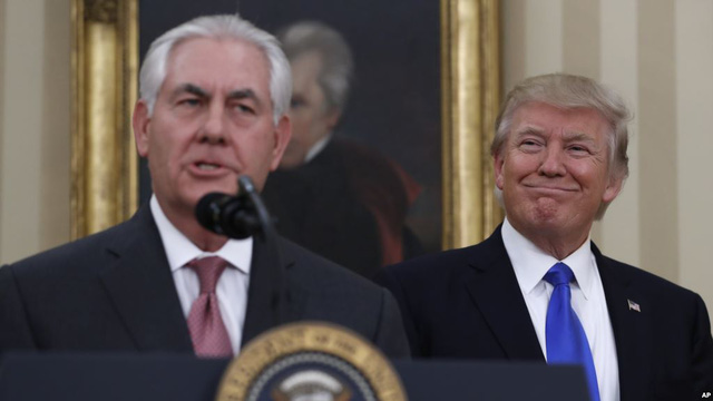 Ngoại trưởng Mỹ tính từ chức vì bất đồng với Tổng thống Trump?