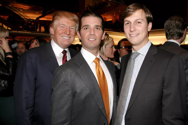 Con trai, con rể ông Trump cùng ra điều trần trước Quốc hội Mỹ