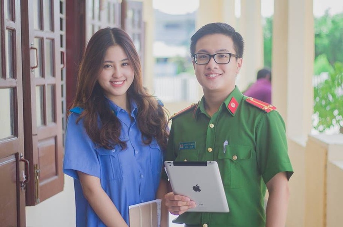 Nữ sinh Cảnh sát thi Hoa hậu Hoàn vũ Việt Nam