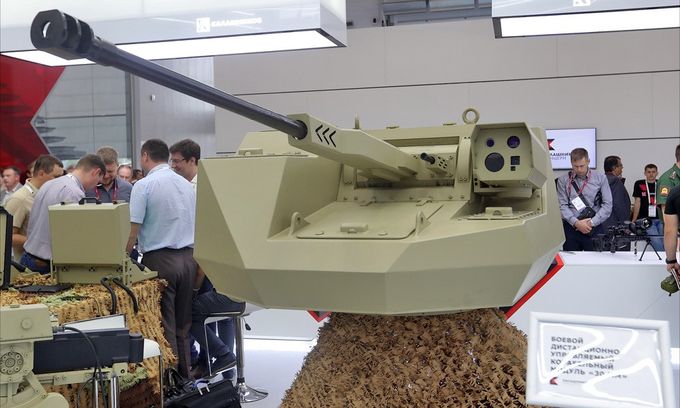 Dàn vũ khí bộ binh ở triển lãm quân sự lớn nhất Nga