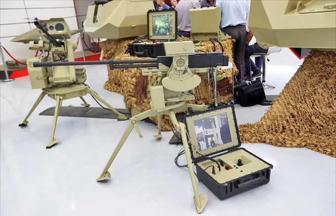 Dàn vũ khí bộ binh ở triển lãm quân sự lớn nhất Nga