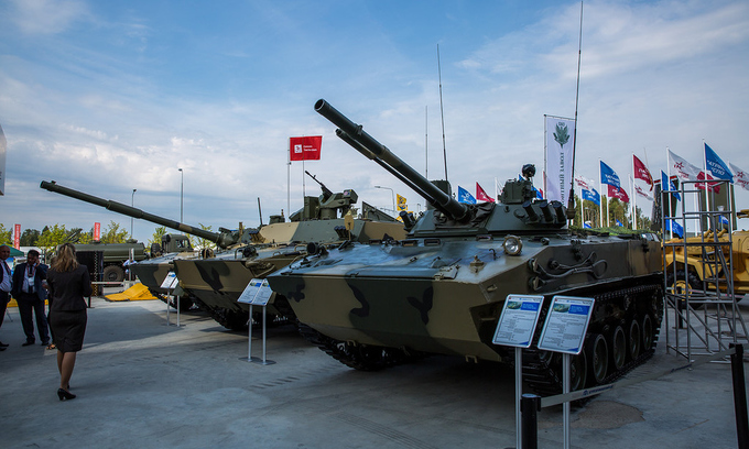 Dàn khí tài tối tân tại triển lãm quân sự lớn nhất của Nga