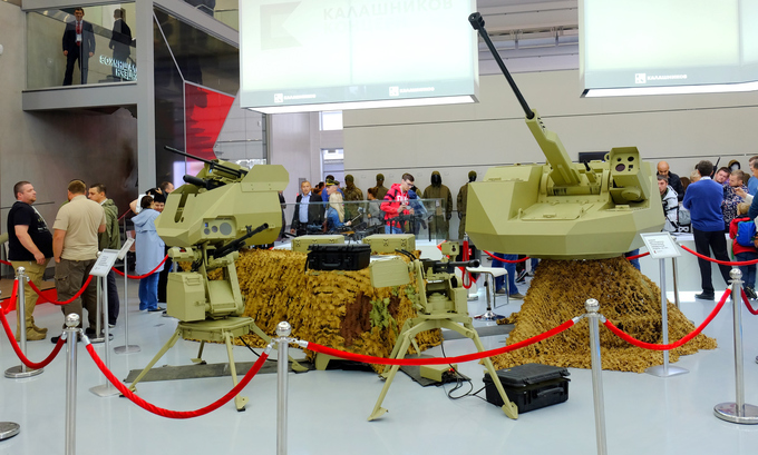 Dàn vũ khí bộ binh ở triển lãm quân sự lớn nhất Nga