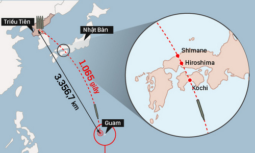 Lá chắn bảo vệ Guam trước tên lửa đạn đạo Triều Tiên