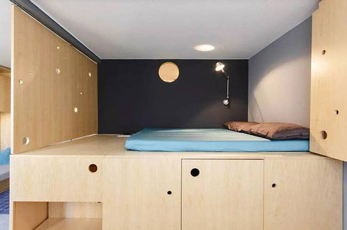 Căn hộ 30 m2 khiến khách bất ngờ vì quá nhiều chỗ để đồ