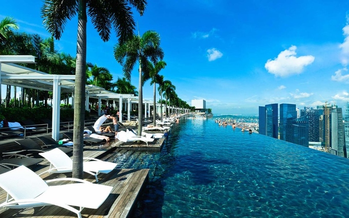 10 khách sạn có bể bơi sân thượng đẹp nhất
