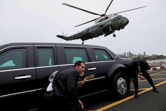 "Lá chắn" an ninh kiên cố của Tổng thống Trump
