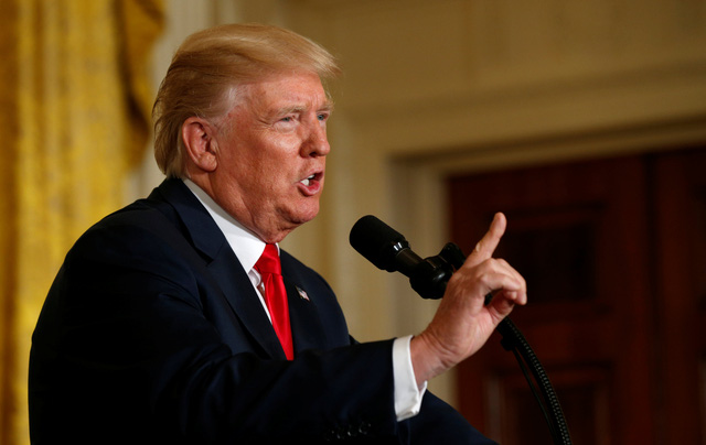 Ông Trump cân nhắc tất cả các phương án đáp trả Triều Tiên