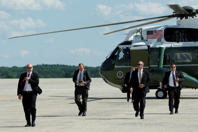 "Lá chắn" an ninh kiên cố của Tổng thống Trump